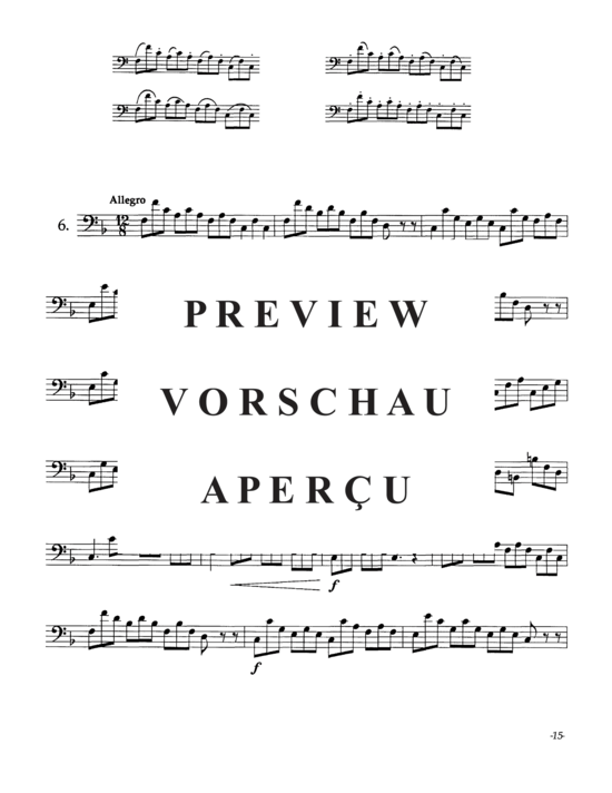 Product gallery: Page 19 of 21 Euphonium Etudes, Vol. 5 , , (Tuba Solo)