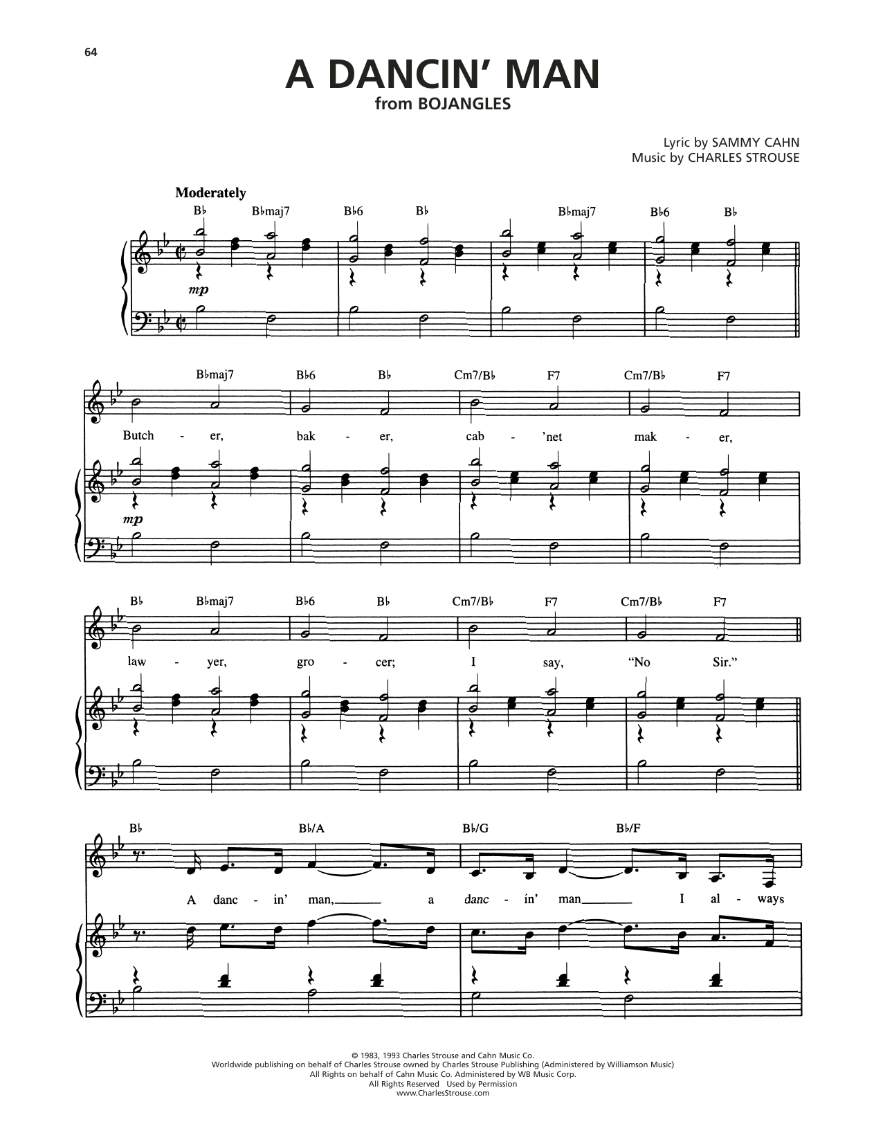 Produktbild zu: A Dancin' Man (from Bojangles)