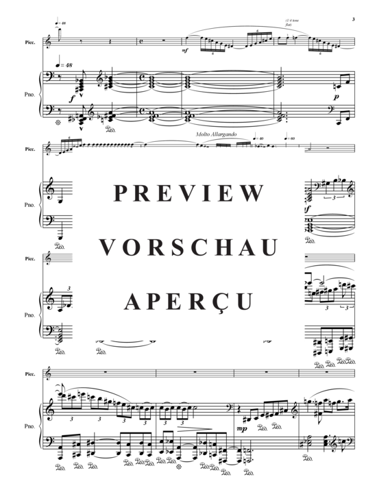 Product gallery: Page 4 of 21 Concerto , , (piccolo flute + piano)