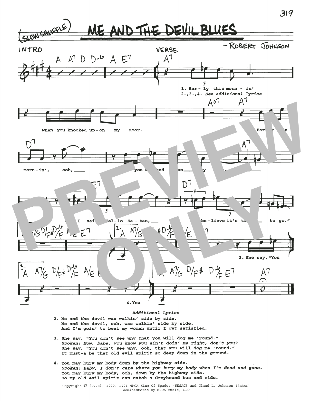 Produktbild zu: Me And The Devil Blues