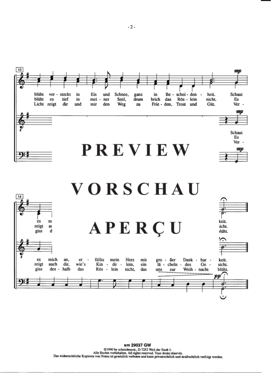 Product gallery: Page 3 of 3 Es blühet ein Christröselein , , (mixed choir)