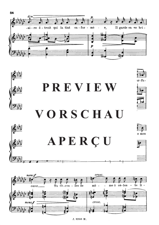 Product gallery: Page 3 of 4 Le parfum impérissable Op.76 No.1, , High Voice and Piano