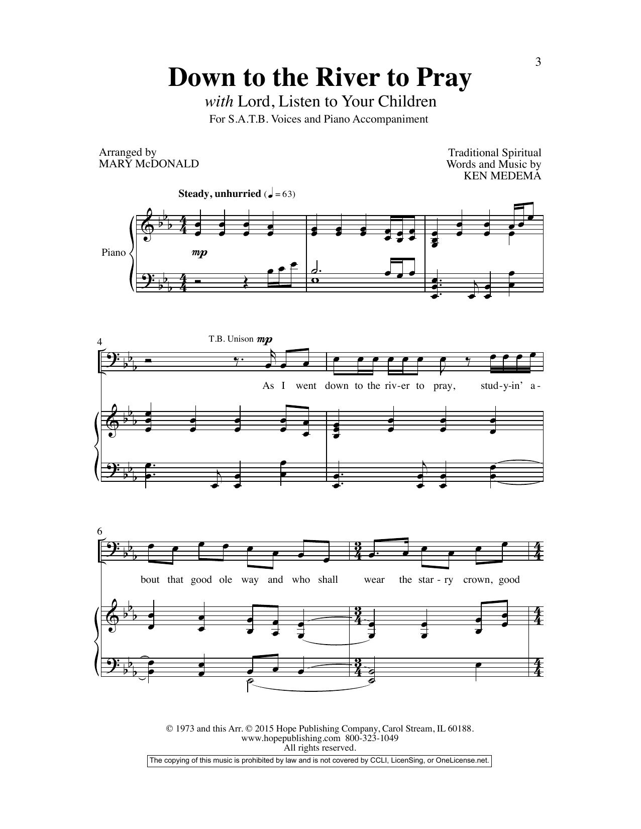 Produktbild zu: Down to the River to Pray