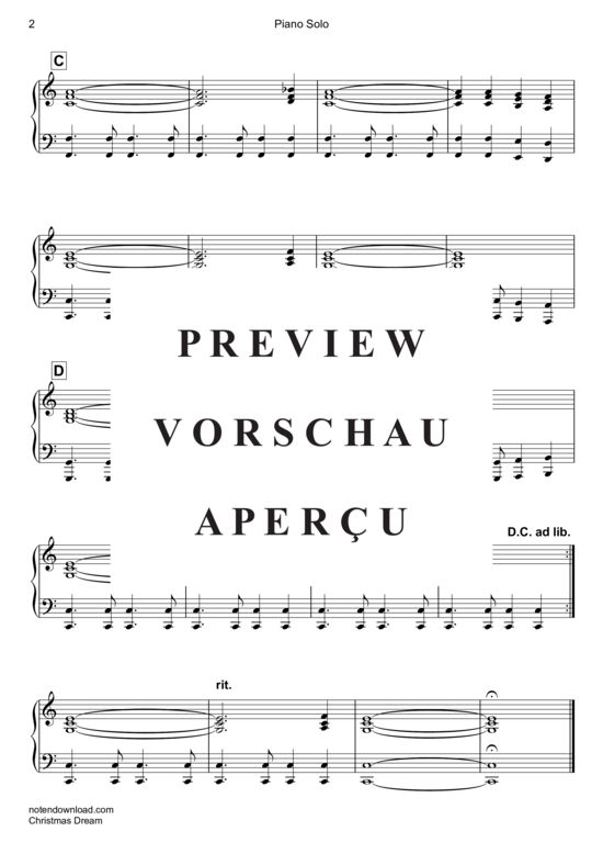 Product gallery: Page 3 of 3 Christmas Dream , , (piano easy)