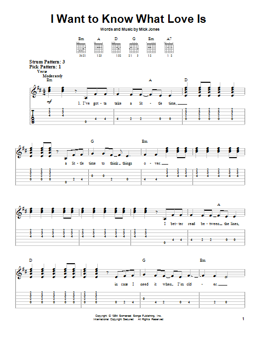 Product gallery: Page 1 of 1 I Want To Know What Love Is, Foreigner