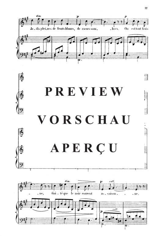 Product gallery: Page 3 of 6 Dans les ruines d'une abbaye Op.2 No.1, , High Voice and Piano