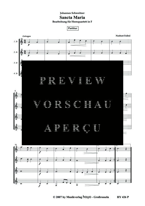 gallery: Sancta Maria, , (Horn Quartett)