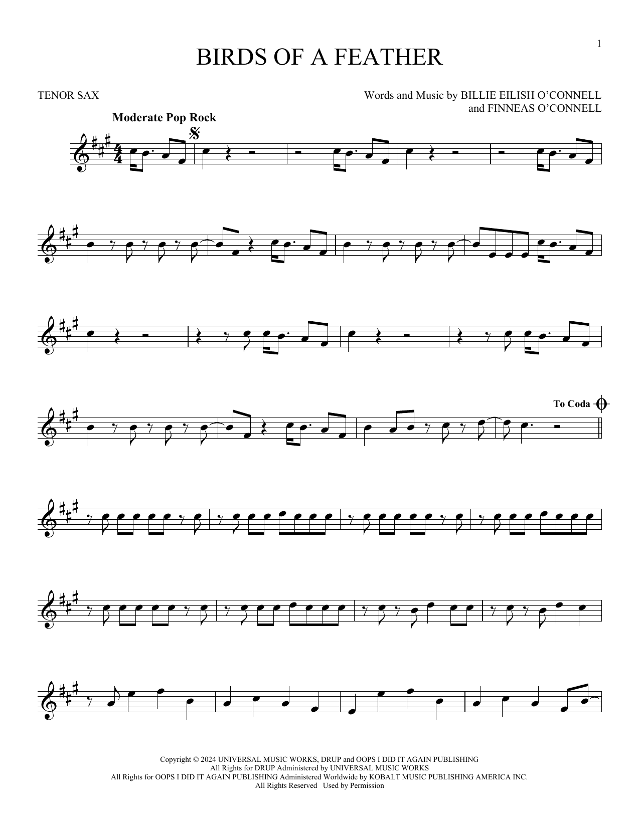 Product gallery: Page 1 of 1 Birds Of A Feather, Billie Eilish