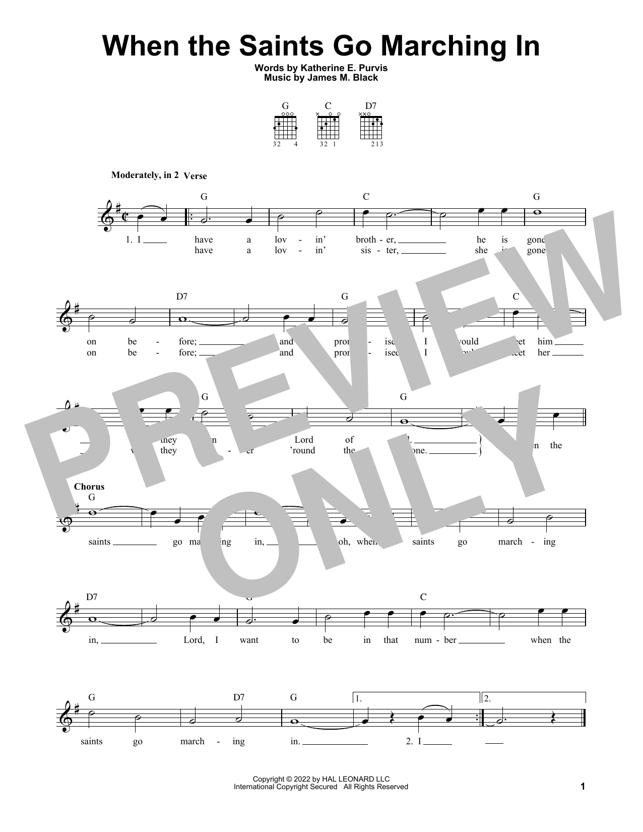 Product picture to: When The Saints Go Marching In