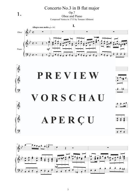 Product gallery: Page 4 of 11 Albinoni - 8 Concertos Op.7-9, , Oboe and Piano