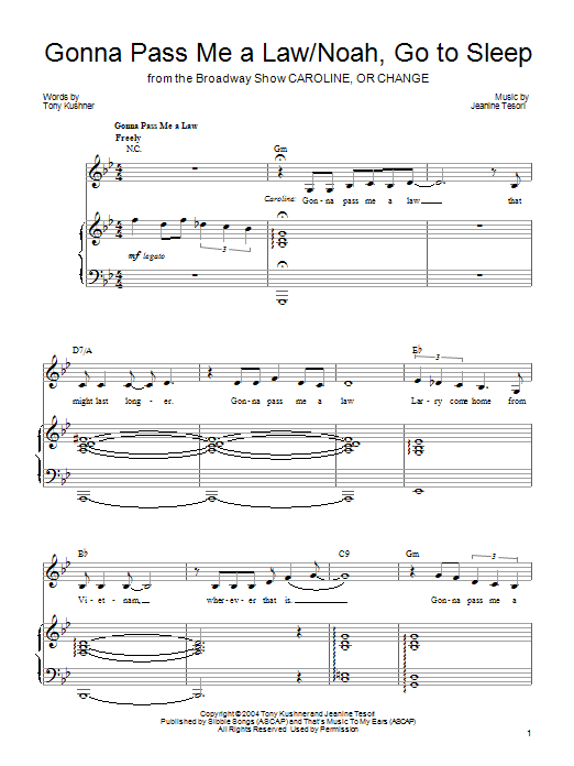Produktbild zu: Gonna Pass Me A Law/Noah, Go To Sleep