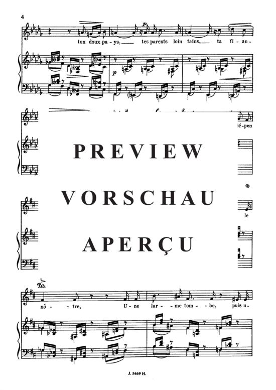 Product gallery: Page 3 of 6 Larmes Op.51 No.1, , Medium Voice and Piano