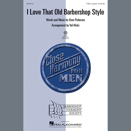 cover: I Love That Old Barbershop Style (arr. Val Hicks), Einar Pedersen