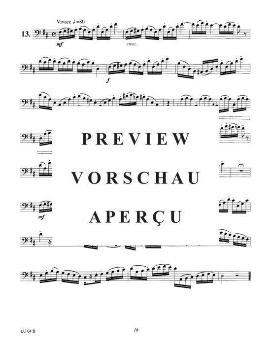 Product gallery: Page 20 of 21 Etudes for Euphonium, Vol. 4 , , (Euphonium Solo)