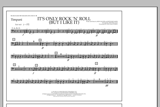 Produktbild zu:  It's Only Rock 'n' Roll (But I Like It) - Timpani - Tom Wallace
