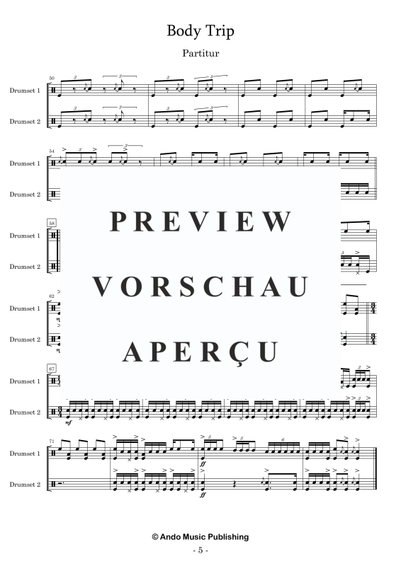Produktgalerie: Seite 7 von 11 Body Trip, , Drumset Duett