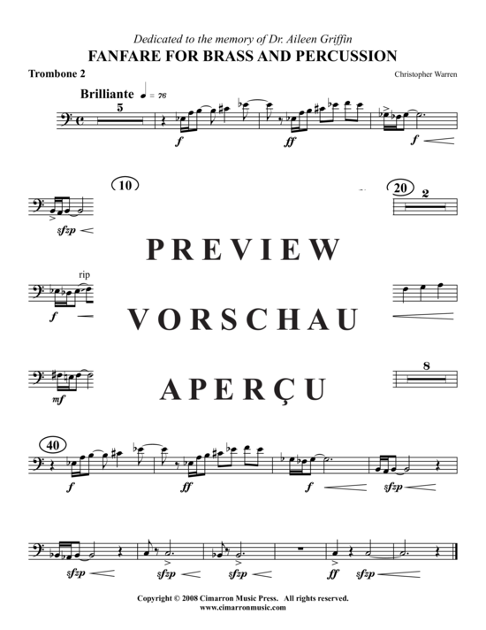 Product gallery: Page 16 of 19 Fanfare for Brass & Percussion , , (Brass Ensemble)