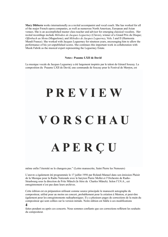 Produktgalerie: Seite 4 von 11 Psaume 62, Souzay, Gérard, Bariton und Orchester
