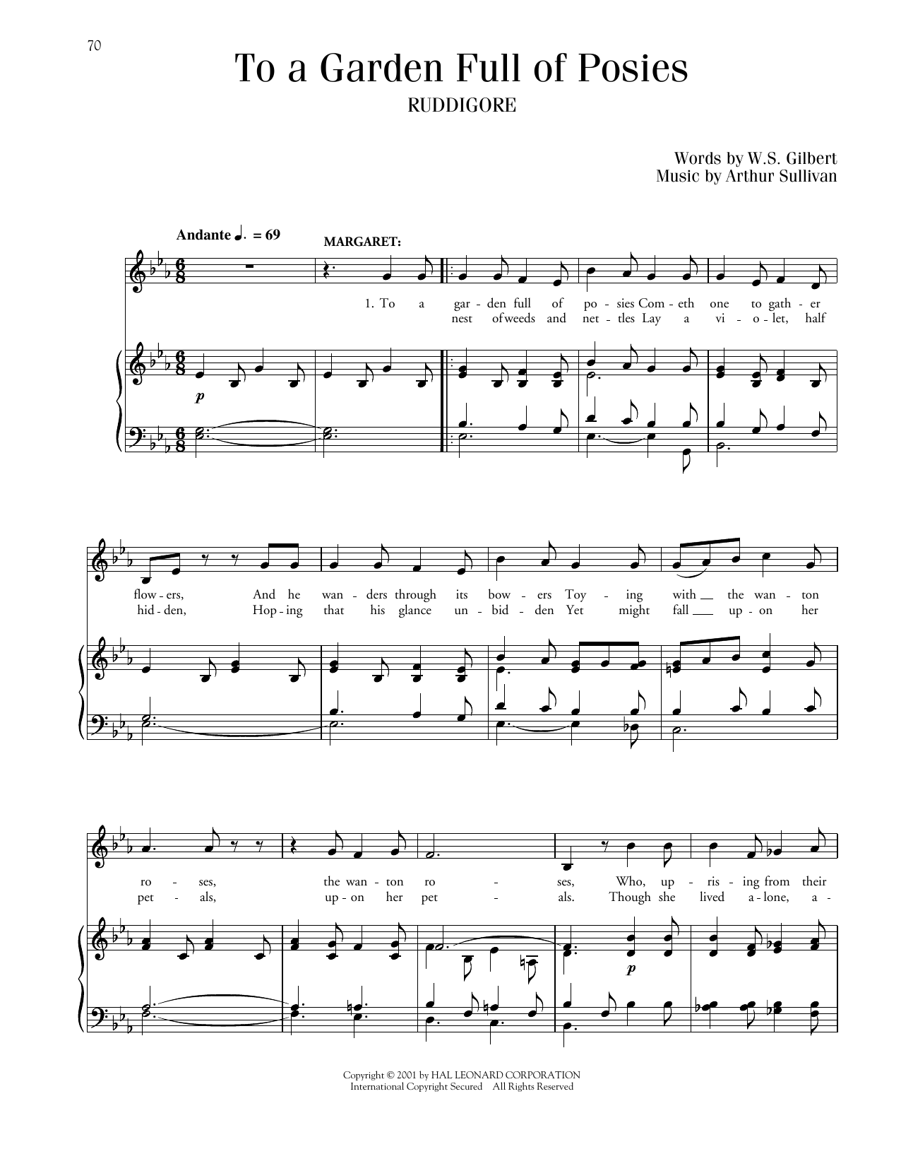 Produktbild zu: To A Garden Full Of Posies (from Ruddigore)