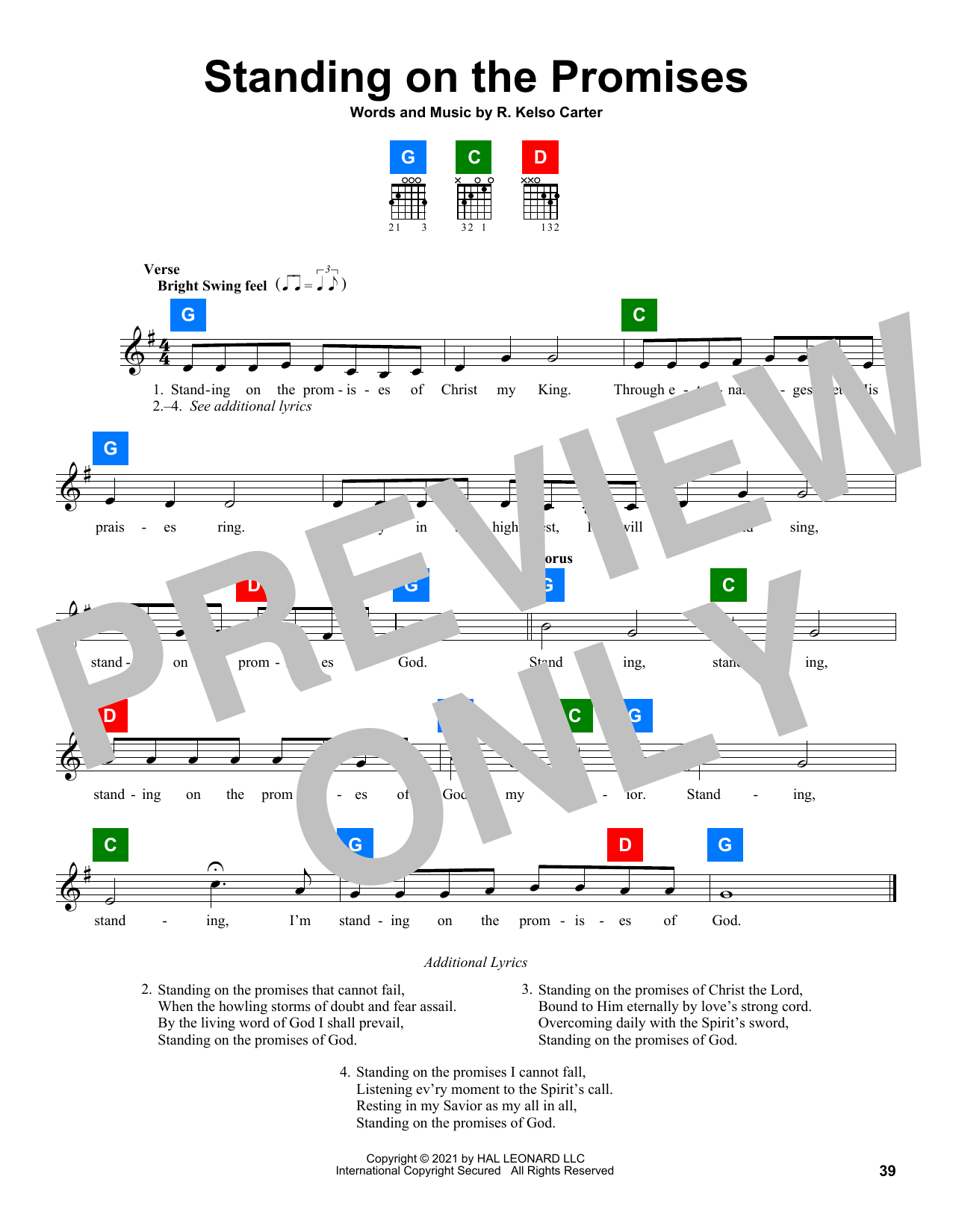 Produktbild zu: Standing On The Promises