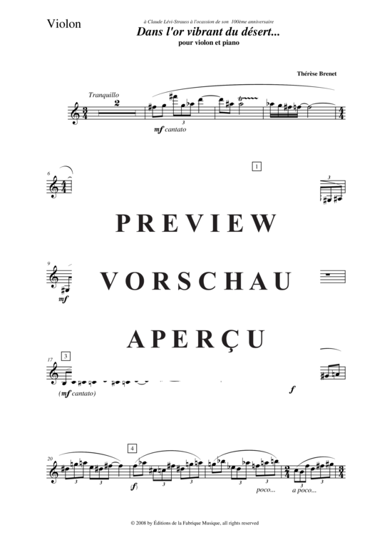 Product gallery: Page 8 of 9 Dans L'or Vibrant du désert , , (Klavier & Violin)