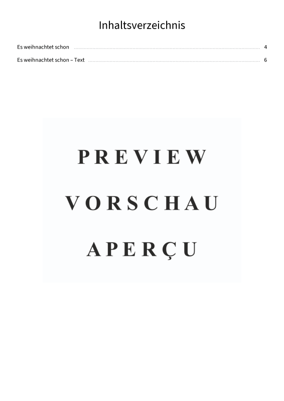 Produktgalerie: Seite 5 von 8 Es weihnachtet schon - Ein Mitsing-Weihnachtslied für alle, , Gesang und Klavier