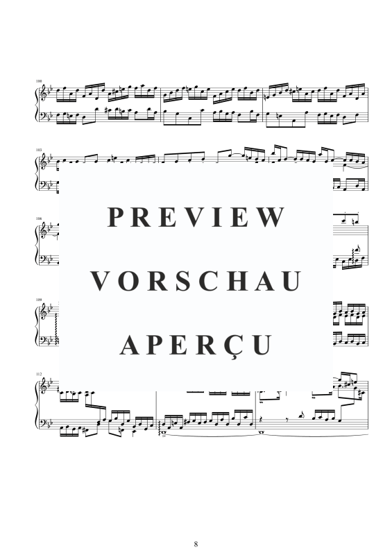 Produktgalerie: Seite 9 von 11 Fantasie und Fuge g-Moll BWV 542, , Klavier Solo