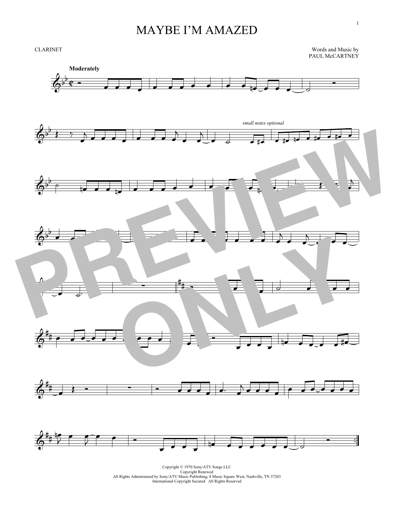 Product gallery: Page 1 of 1 Maybe I'm Amazed, Paul McCartney