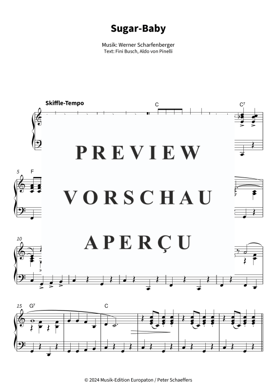Product gallery: Page 4 of 5 Sugar-Baby, Peter Kraus, Piano Solo