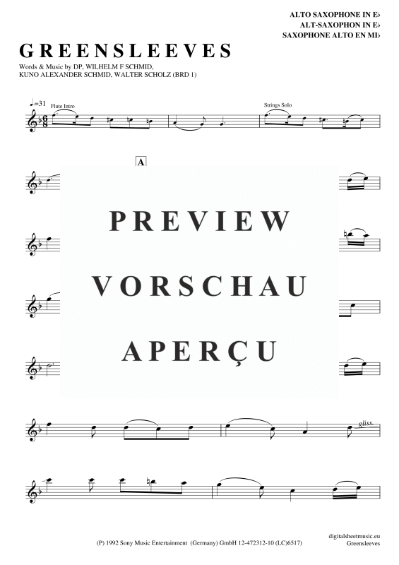 Product gallery: Page 2 of 3 Greensleeves, Simoni, Edward, Alto Saxophone