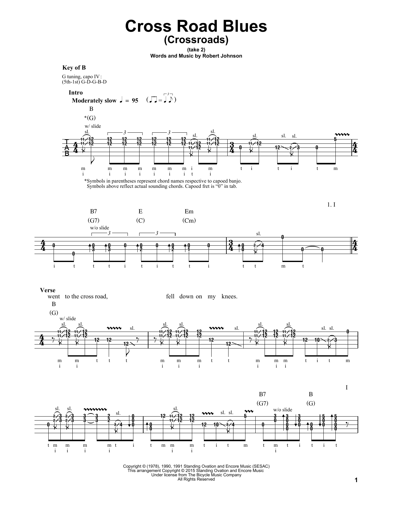 Produktgalerie: Seite 1 von 1 Cross Road Blues (Crossroads), Robert Johnson, Banjo