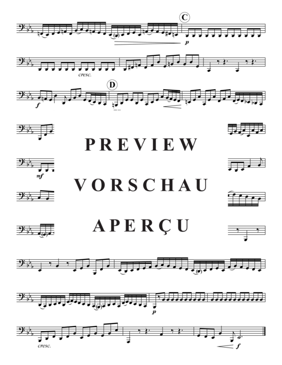 Product gallery: Page 17 of 17 Allegro aus Brandenburgisches Konzert Nr. 3 , , (Tuba Quartet: 2x Baritone, 2xTuba)