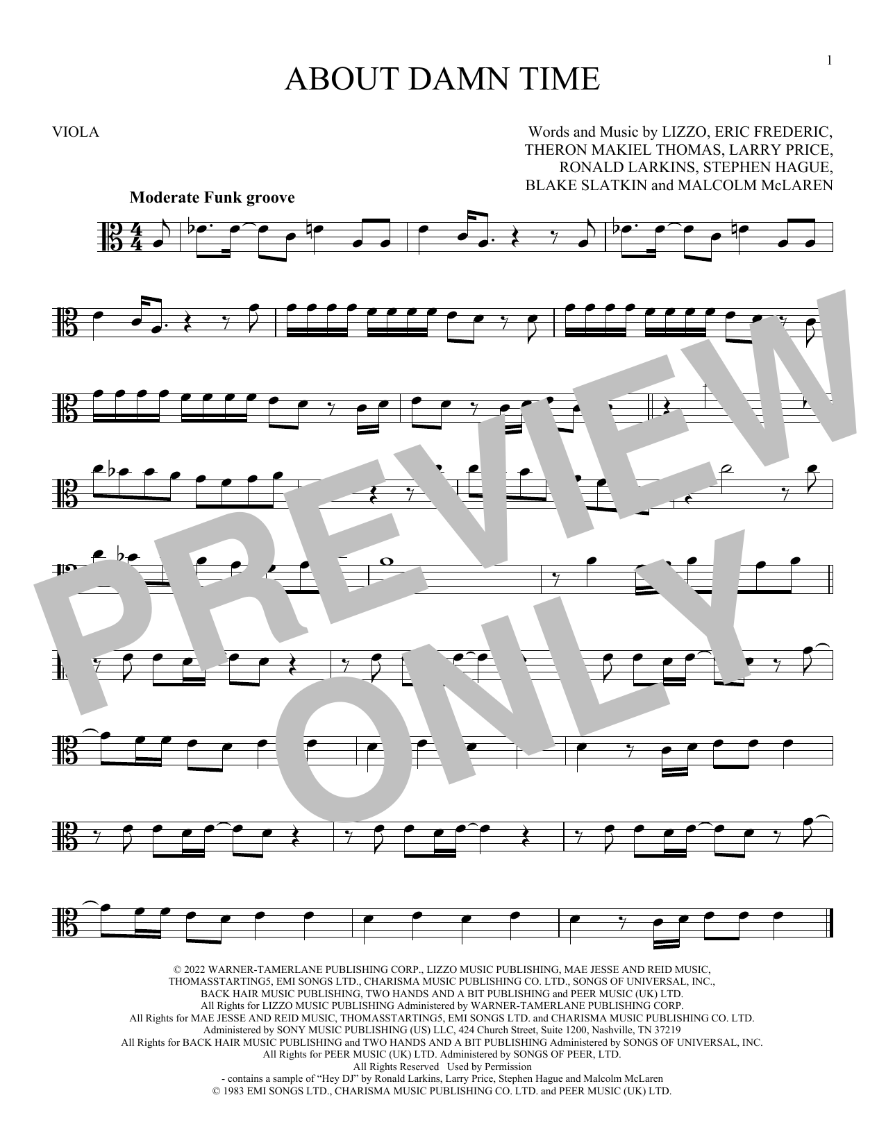 Product gallery: Page 1 of 1 About Damn Time, Lizzo