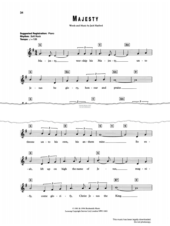 Produktgalerie: Seite 1 von 1 Majesty, Jack Hayford, Gesang, Keyboard