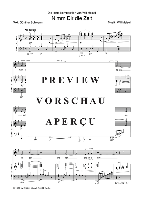 Produktgalerie: Seite 4 von 4 Nimm Dir die Zeit, 	, Klavier und Gesang