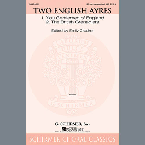 cover: Two English Ayres, Emily Crocker