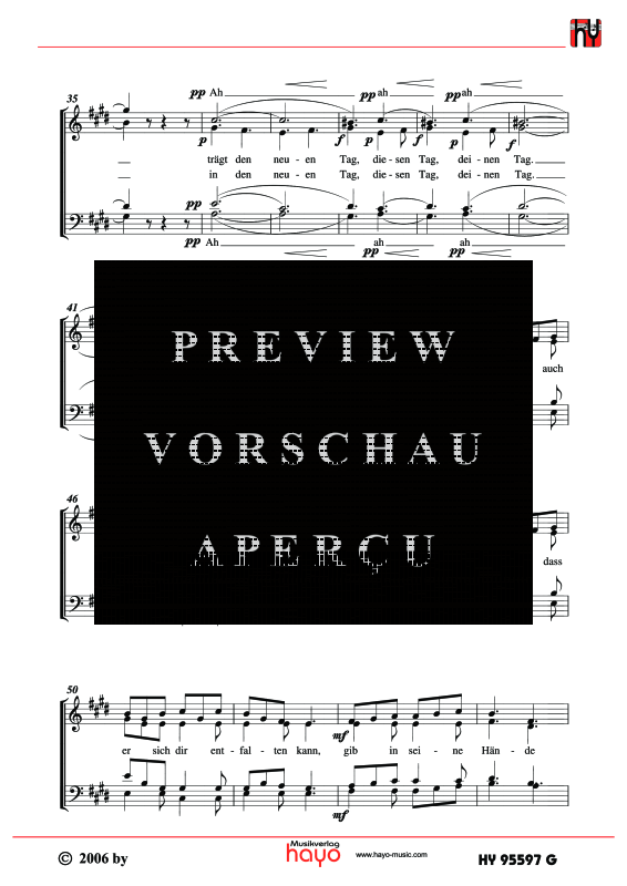 gallery: Wenn der Tag erwacht, , (mixed choir and piano)