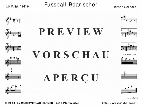 Product gallery: Page 10 of 11 Fussball-Boarischer, , (large wind orchestra)