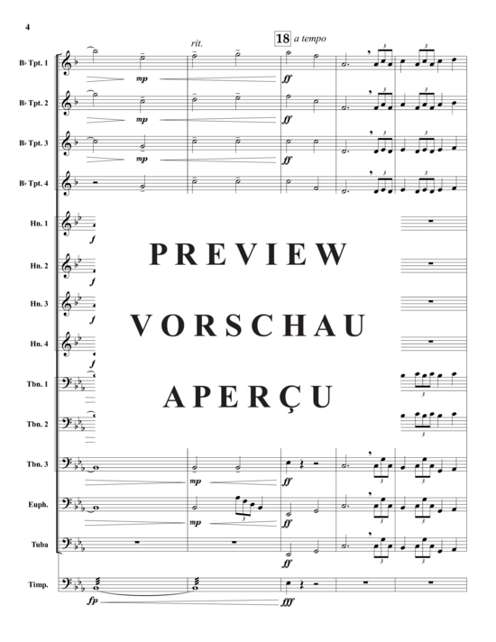 Product gallery: Page 5 of 21 Vienna Philharmonic Fanfare , , (Brass Ensemble)