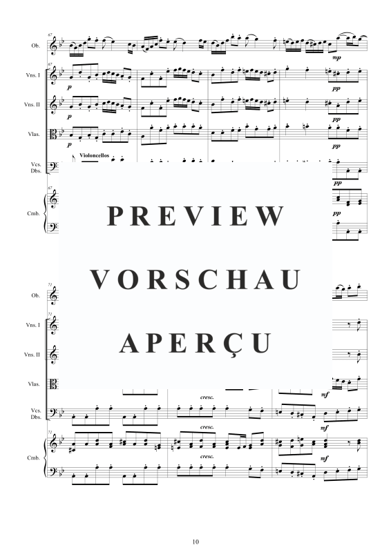 Produktgalerie: Seite 11 von 11 Concerto No.11 in B-Dur Op.9, , Oboe Solo, Streicher Ensemble und Cembalo