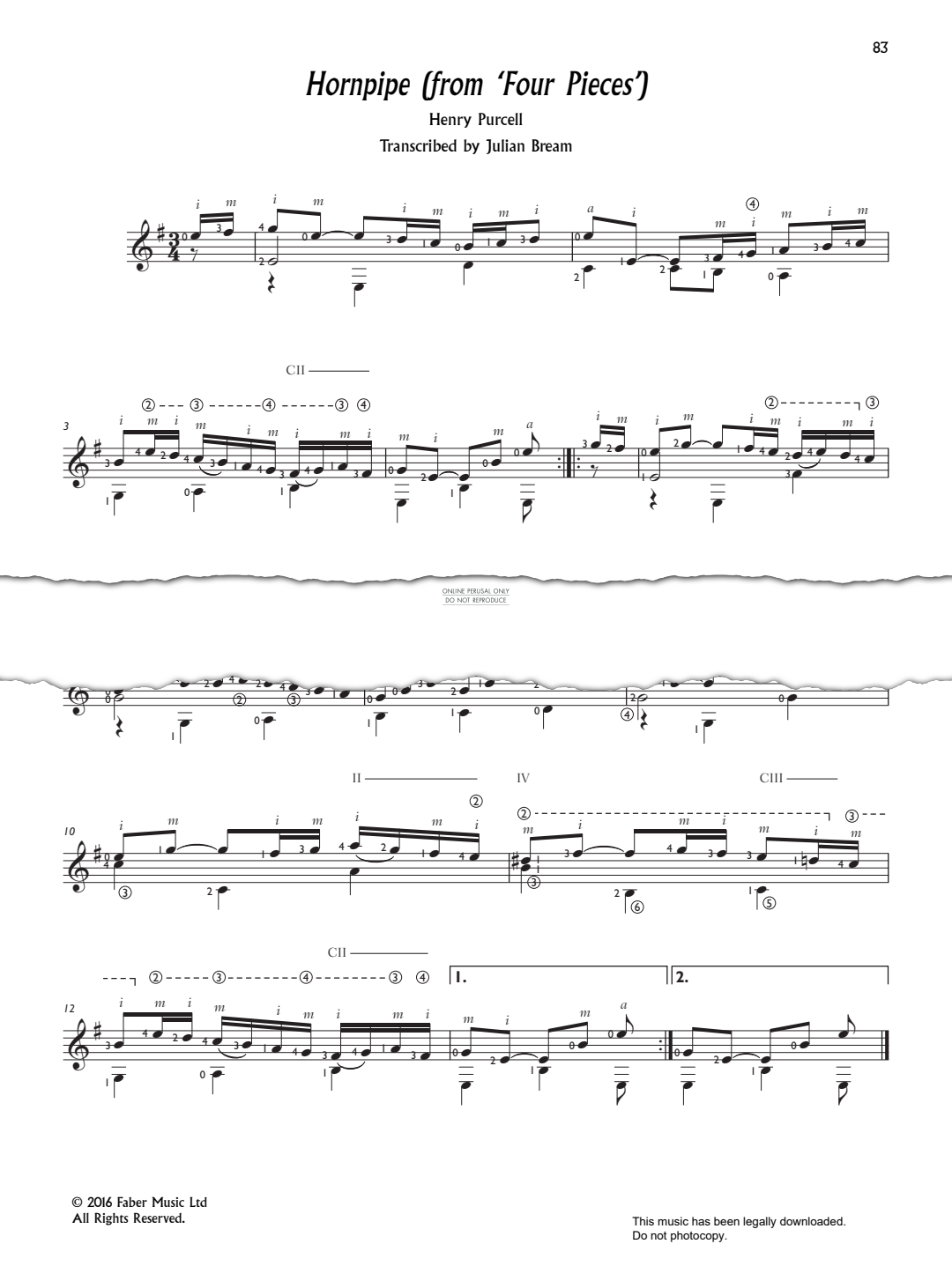 Produktbild zu: Hornpipe (from ‘Four Pieces’)