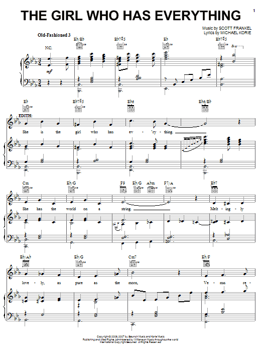 Produktbild zu:  The Girl Who Has Everything - Michael Korie