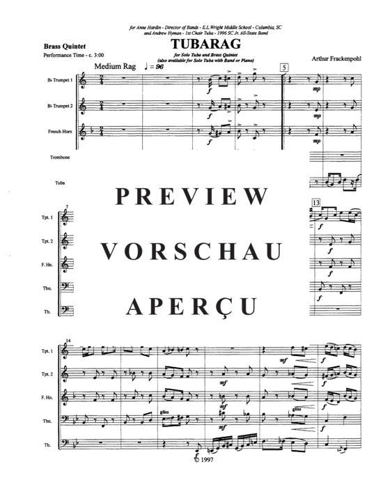 gallery: Tubarag , , (Brass quintet tuba solo)