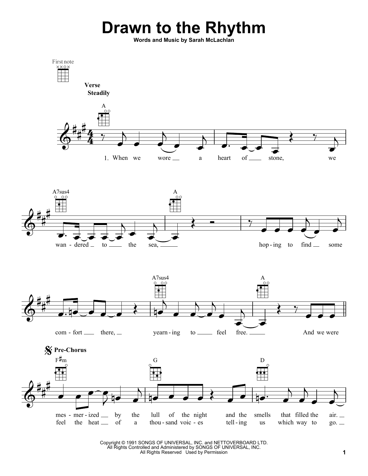 Product gallery: Page 1 of 1 Drawn To The Rhythm, Sarah McLachlan