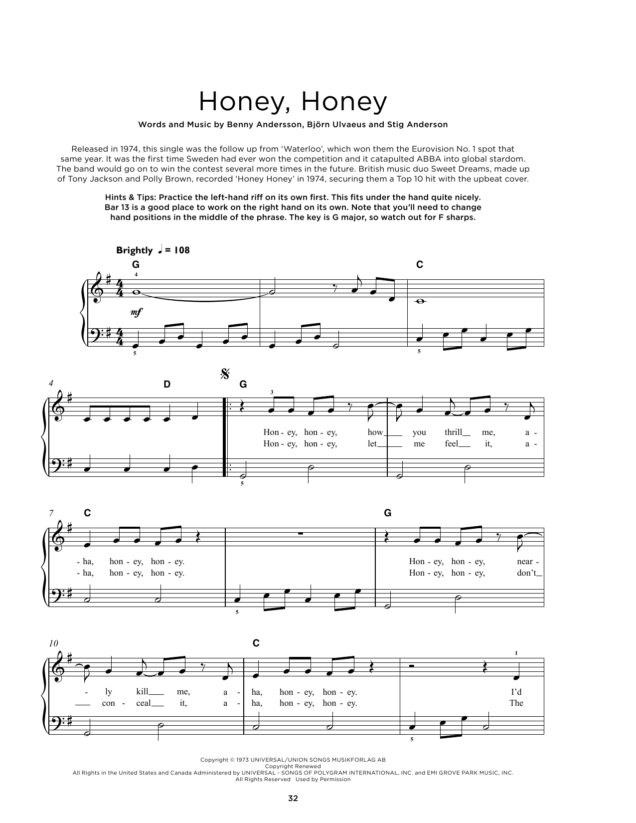 Produktbild zu:  Honey, Honey - ABBA
