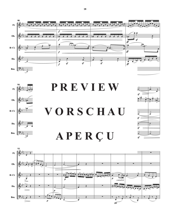 Produktgalerie: Seite 19 von 21 Quintette Pour Instruments a Vent , , (Holzbläser-Quintett)