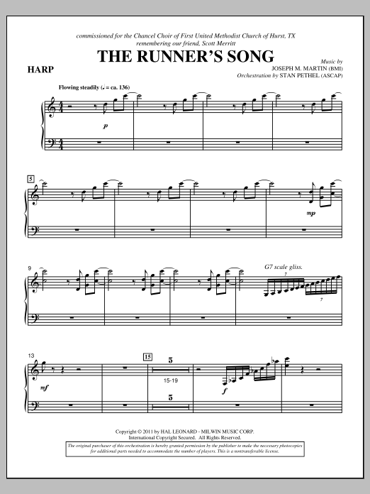 Produktbild zu: The Runner's Song - Harp