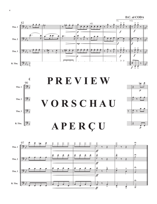 Product gallery: Page 6 of 14 Leichtes Blut , , (Trombone quartet)