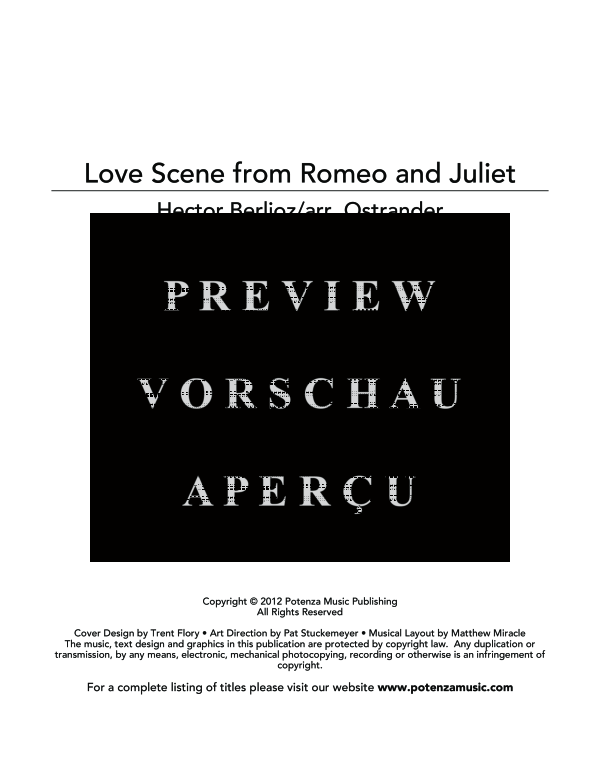 Produktgalerie: Seite 3 von 11 Love Scene from Romeo and Juliet, , (Posaunen Septett)