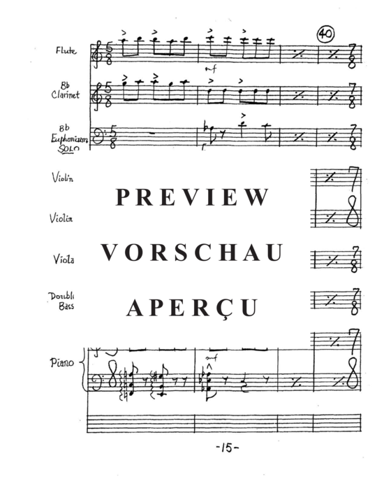 Produktgalerie: Seite 19 von 21 Euphonism-a divermento-concertino , , (Gemischtes Ensemble + Euphonium Solo)